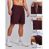 image:imageCOOFANDY Mens Gym Athletic Shorts with Zipper Pockets Quick Dry 7 Workout Running Training ShortsRed