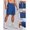 image:imageCOOFANDY Mens Gym Athletic Shorts with Zipper Pockets Quick Dry 7 Workout Running Training ShortsRoyal Blue