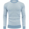 image:imageCOOFANDY Mens Knitted Dress Sweaters Casual Pullover Sweater Soft Long Sleeve Slim Fit Crewneck SweaterLight Blue