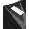 image:imageCOOFANDY Mens Layered Suit Vest Business Dress Vests Formal Wedding Waistcoat Slim FitBlack Plaid