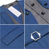 image:imageCOOFANDY Mens Layered Suit Vest Business Dress Vests Formal Wedding Waistcoat Slim FitRoyal Blue