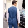 image:imageCOOFANDY Mens Layered Suit Vest Business Dress Vests Formal Wedding Waistcoat Slim FitRoyal Blue