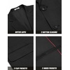 image:imageCOOFANDY Mens Linen Casual Blazer Slim Fit Sport Coat Two Button Summer Suit Jacket Lightweight Business Sport JacketBlack