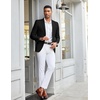 image:imageCOOFANDY Mens Linen Casual Blazer Slim Fit Sport Coat Two Button Summer Suit Jacket Lightweight Business Sport JacketBlack