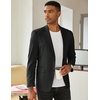 image:imageCOOFANDY Mens Linen Casual Blazer Slim Fit Sport Coat Two Button Summer Suit Jacket Lightweight Business Sport JacketBlack