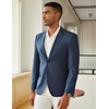 image:imageCOOFANDY Mens Linen Casual Blazer Slim Fit Sport Coat Two Button Summer Suit Jacket Lightweight Business Sport JacketBlue