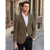 image:imageCOOFANDY Mens Linen Casual Blazer Slim Fit Sport Coat Two Button Summer Suit Jacket Lightweight Business Sport JacketBrown