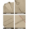 image:imageCOOFANDY Mens Linen Casual Blazer Slim Fit Sport Coat Two Button Summer Suit Jacket Lightweight Business Sport JacketKhaki