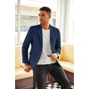 image:imageCOOFANDY Mens Linen Casual Blazer Slim Fit Sport Coat Two Button Summer Suit Jacket Lightweight Business Sport JacketNavy Blue