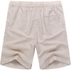 image:imageCOOFANDY Mens Linen Shorts Casual 9 7 Elastic Waist Drawstring Summer Beach Shorts1 Light Khaki