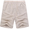 image:imageCOOFANDY Mens Linen Shorts Casual 9 7 Elastic Waist Drawstring Summer Beach Shorts1 Light Khaki