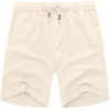 image:imageCOOFANDY Mens Linen Shorts Casual 9 7 Elastic Waist Drawstring Summer Beach ShortsBeige
