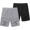 image:imageCOOFANDY Mens Linen Shorts Casual 9 7 Elastic Waist Drawstring Summer Beach ShortsBlack  Light Grey