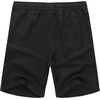 image:imageCOOFANDY Mens Linen Shorts Casual 9 7 Elastic Waist Drawstring Summer Beach ShortsBlack