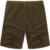 image:imageCOOFANDY Mens Linen Shorts Casual 9 7 Elastic Waist Drawstring Summer Beach ShortsBrown