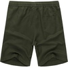 image:imageCOOFANDY Mens Linen Shorts Casual 9 7 Elastic Waist Drawstring Summer Beach ShortsGreen