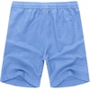 image:imageCOOFANDY Mens Linen Shorts Casual 9 7 Elastic Waist Drawstring Summer Beach ShortsSky Blue