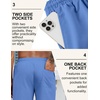 image:imageCOOFANDY Mens Linen Shorts Casual Drawstring Elastic Waist Lightweight Summer Vacation Beach ShortsDenim Blue