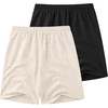 image:imageCOOFANDY Mens Linen Shorts Casual Drawstring Elastic Waist Lightweight Summer Vacation Beach ShortsLight Khaki  Black