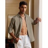 image:imageCOOFANDY Mens Long Sleeve Button Down Shirt Casual Untucked RegularFit Oxford Dress Shirts