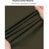image:imageCOOFANDY Mens Long Sleeve Dress Shirt Plaid Collar Casual Button Down ShirtsArmy Green