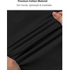 image:imageCOOFANDY Mens Long Sleeve Dress Shirt Plaid Collar Casual Button Down ShirtsBlackRed