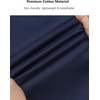 image:imageCOOFANDY Mens Long Sleeve Dress Shirt Plaid Collar Casual Button Down ShirtsCheck Patternblue