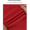 image:imageCOOFANDY Mens Long Sleeve Dress Shirt Plaid Collar Casual Button Down ShirtsRed