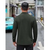 image:imageCOOFANDY Mens Long Sleeve Polo Shirts Business Casual Collared Shirts Work Office Top Lightweight Button Golf ShirtDark Army Green