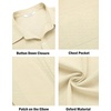 image:imageCOOFANDY Mens Oxford Shirt Long Sleeve Casual Button Down Shirts Regular Fit Dress ShirtsBeige