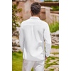 image:imageCOOFANDY Mens Oxford Shirt Long Sleeve Casual Button Down Shirts Regular Fit Dress ShirtsWhite