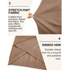 image:imageCOOFANDY Mens Polo Sweater Casual Long Sleeve Knit Polos Button Down Collared Golf Pullover SweatersKhaki