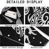 image:imageCOOFANDY Mens Print Button Down Dress Shirt Fashion Long Sleeve Casual ShirtsBlack