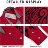 image:imageCOOFANDY Mens Print Button Down Dress Shirt Fashion Long Sleeve Casual ShirtsRed