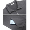 image:imageCOOFANDY Mens Quarter Zip Pullover Fleece Lined Sweatshirts Long Sleeve Mock Neck Sweater with PocketGrey