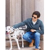 image:imageCOOFANDY Mens Quarter Zip Pullover Fleece Lined Sweatshirts Long Sleeve Mock Neck Sweater with PocketNavy