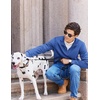 image:imageCOOFANDY Mens Quarter Zip Pullover Fleece Lined Sweatshirts Long Sleeve Mock Neck Sweater with PocketRoyal Blue