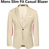 image:imageCOOFANDY Mens Slim Fit Casual Blazers Lightweight Sport Coats One Button Suit JacketsAkhaki