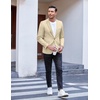 image:imageCOOFANDY Mens Slim Fit Casual Blazers Lightweight Sport Coats One Button Suit JacketsAkhaki