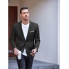 image:imageCOOFANDY Mens Slim Fit Casual Blazers Lightweight Sport Coats One Button Suit JacketsBlack