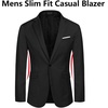 image:imageCOOFANDY Mens Slim Fit Casual Blazers Lightweight Sport Coats One Button Suit JacketsBlack