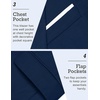 image:imageCOOFANDY Mens Slim Fit Casual Blazers Lightweight Sport Coats One Button Suit JacketsBlue