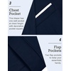 image:imageCOOFANDY Mens Slim Fit Casual Blazers Lightweight Sport Coats One Button Suit JacketsDark Blue