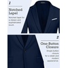 image:imageCOOFANDY Mens Slim Fit Casual Blazers Lightweight Sport Coats One Button Suit JacketsDark Blue