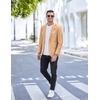 image:imageCOOFANDY Mens Slim Fit Casual Blazers Lightweight Sport Coats One Button Suit JacketsLight Khaki