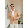 image:imageCOOFANDY Mens Slim Fit Casual Blazers Lightweight Sport Coats One Button Suit JacketsLight Khaki