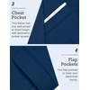 image:imageCOOFANDY Mens Slim Fit Casual Blazers Lightweight Sport Coats One Button Suit JacketsNavy Blue