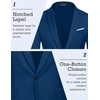 image:imageCOOFANDY Mens Slim Fit Casual Blazers Lightweight Sport Coats One Button Suit JacketsNavy Blue