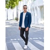 image:imageCOOFANDY Mens Slim Fit Casual Blazers Lightweight Sport Coats One Button Suit JacketsNavy Blue