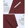 image:imageCOOFANDY Mens Slim Fit Casual Blazers Lightweight Sport Coats One Button Suit JacketsRed